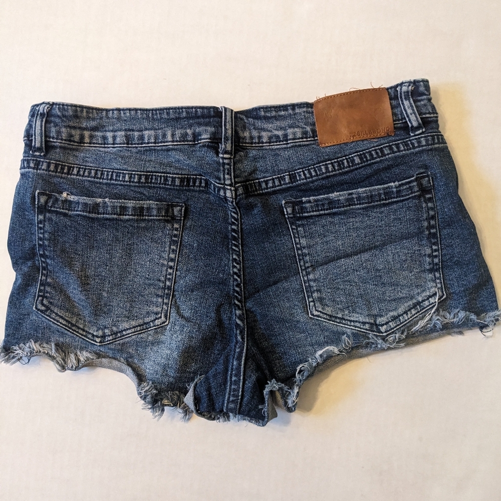 Billabong Button Fly Denim Distressed Shorts - image 2